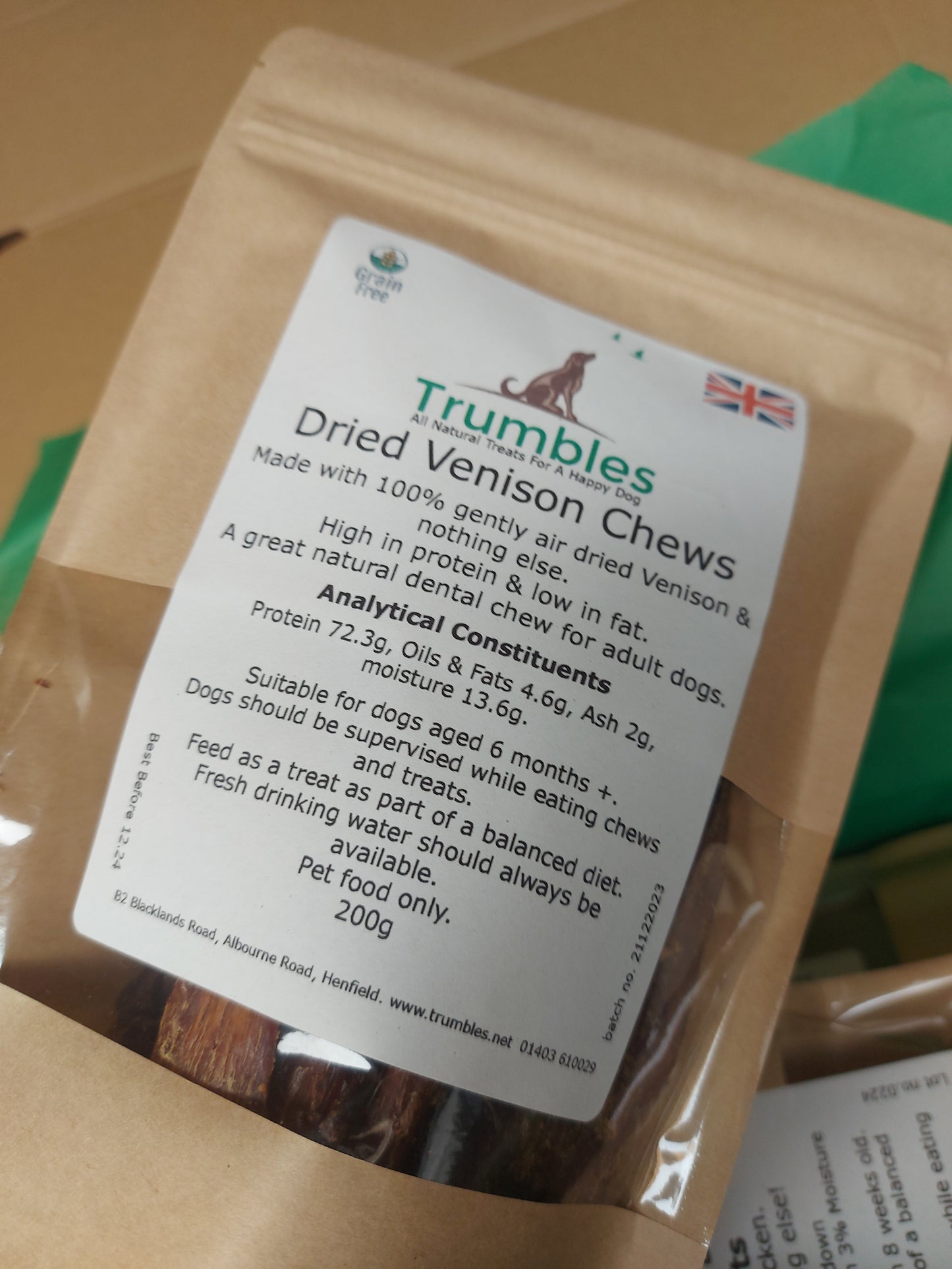 Dried Venison Chews