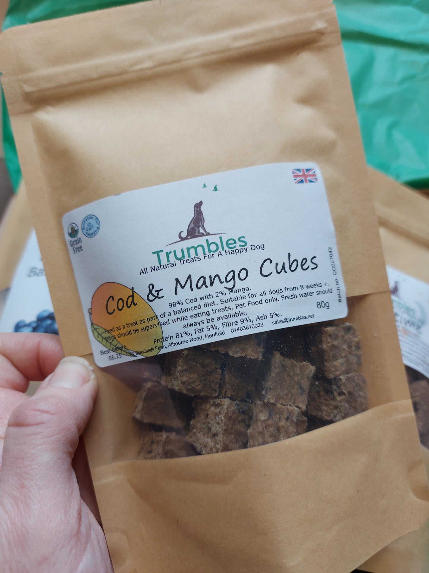 Cod & Mango Cubes