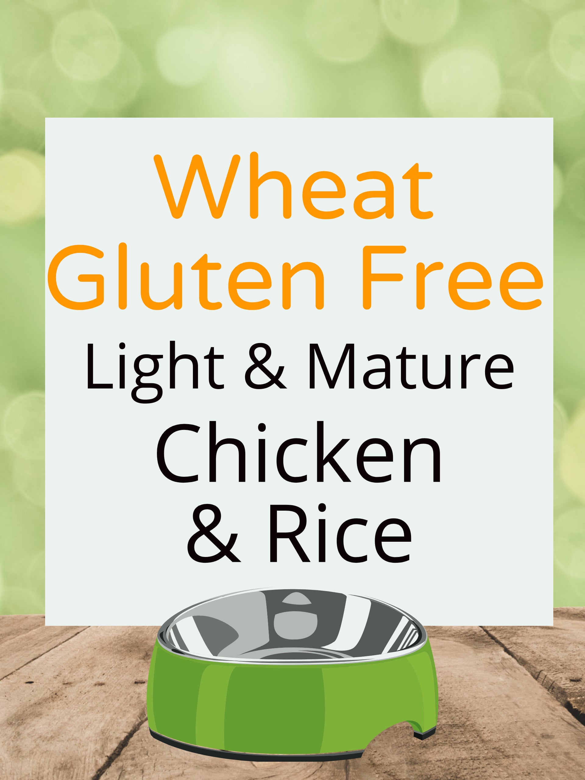Photo inspiration: Wheat Gluten Free Light Mature Chicken Rice Kibble Photo Inspiration