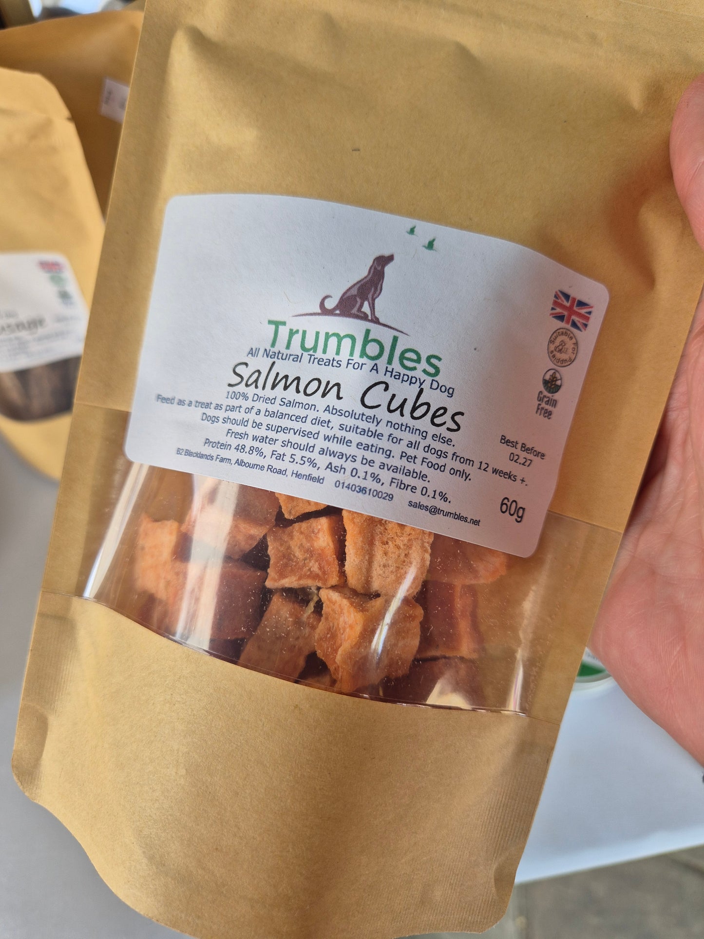 Salmon Cubes