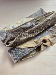 White Fish Skin Throw Sticks