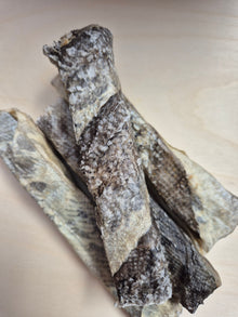 White Fish Skin Throw Sticks