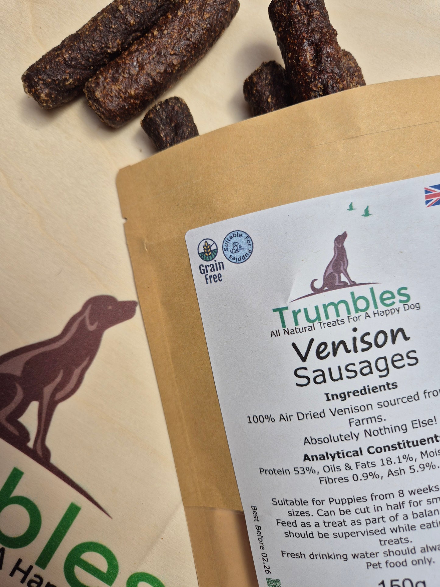 Venison Sausage Slices