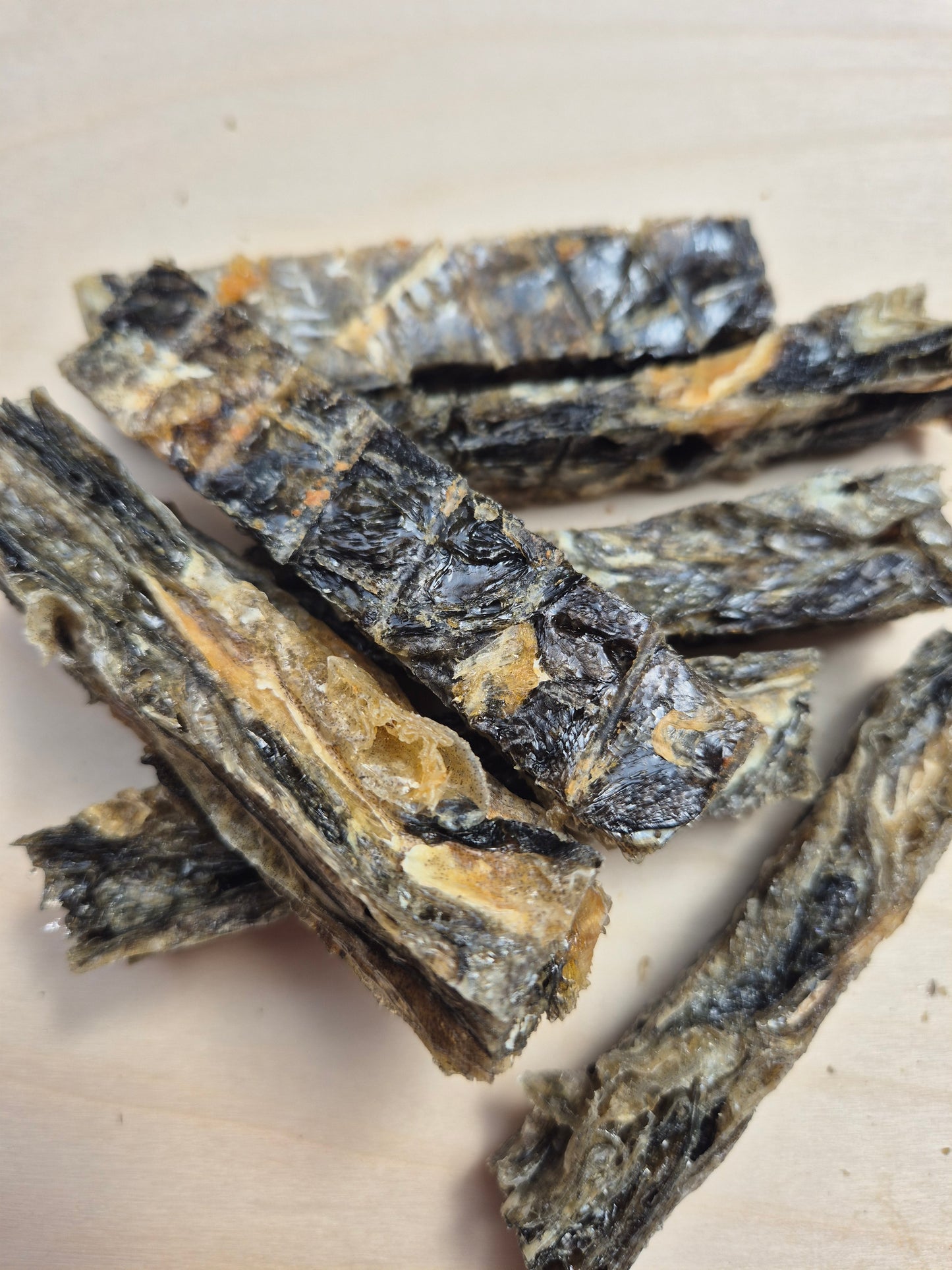 White Fish Skin Fingers