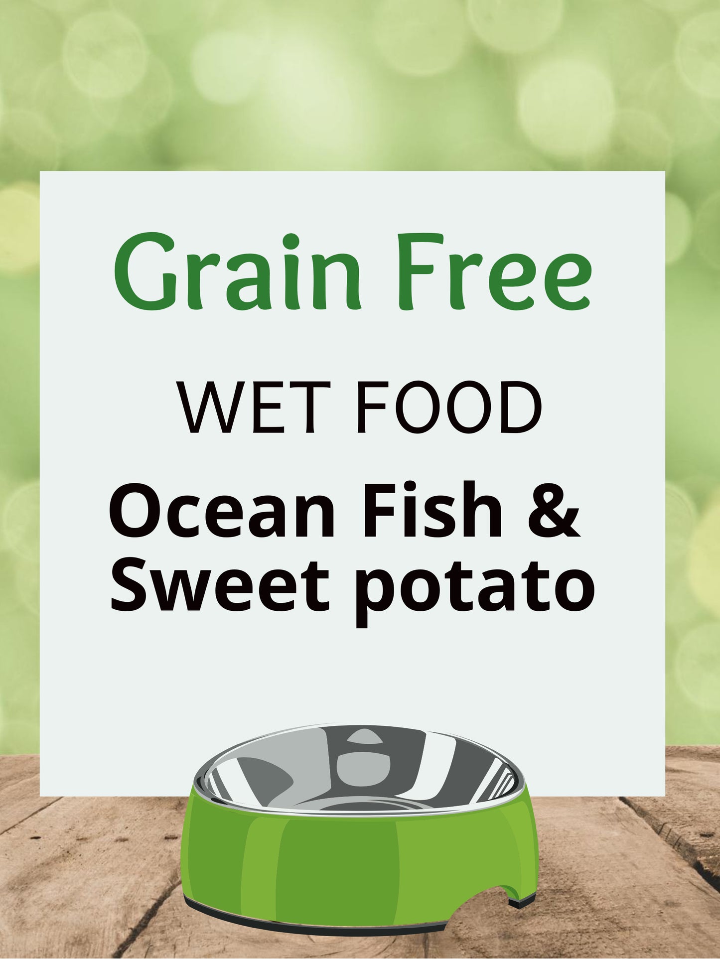 Grain Free Ocean Fish, Salmon & Sweet Potato - Wet Food