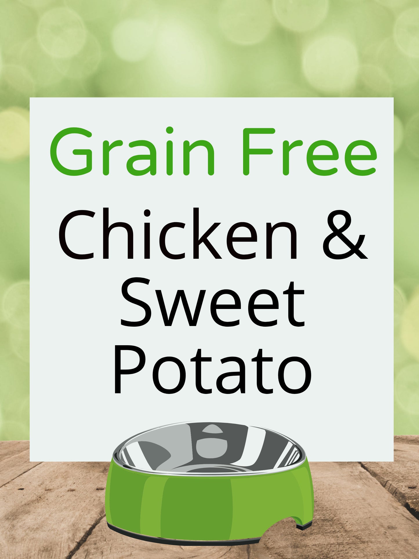 Grain Free Chicken & Sweet potato Kibble