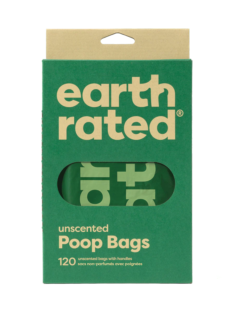 Earth Rated Easy-Tie Handle Poop Bags - 120 Bags