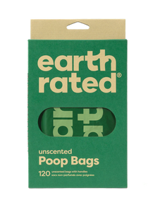 Earth Rated Easy-Tie Handle Poop Bags - 120 Bags