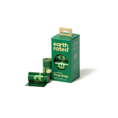 Earth Rated Poop Bags Refill Rolls - 8x15