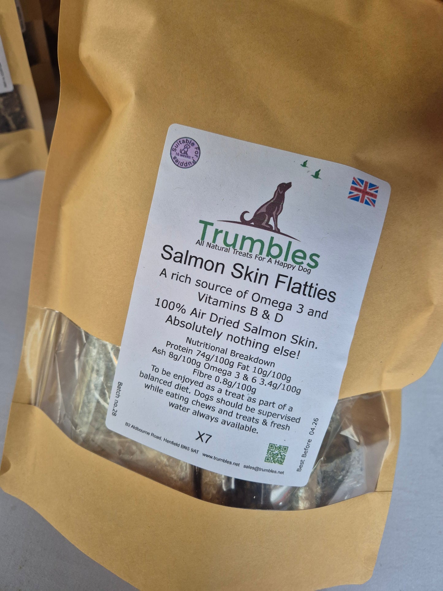 Salmon Skin Flatties