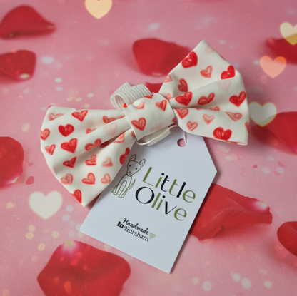 Little Olive Bow Ties -Valentine's Edition
